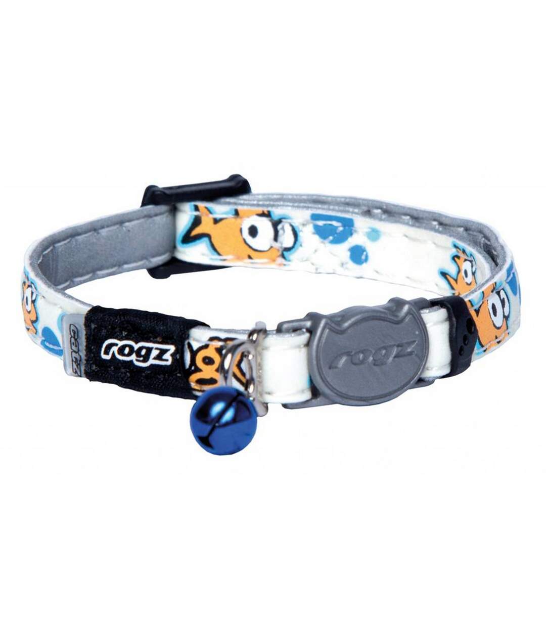 Rogz Collier Chat Avec Clochette Poisson Taille Unique Uttr3 Atlas For Men