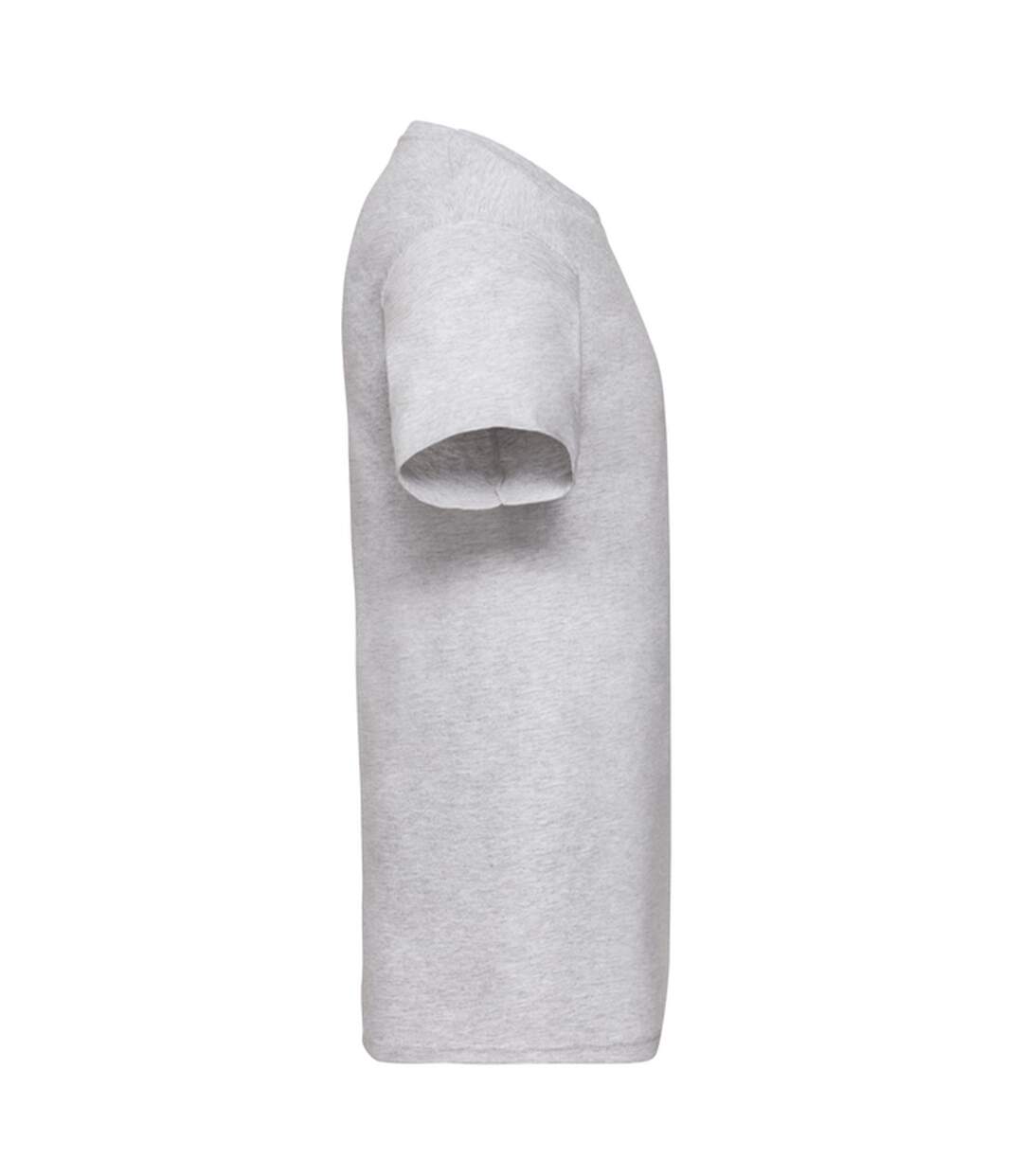 T-shirt Valueweight Homme Gris Chiné Fruit Of The Loom-3