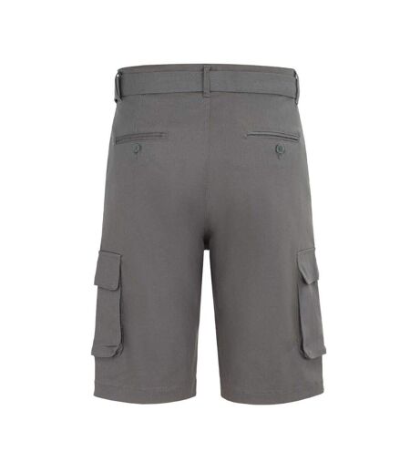 Short À Poches Homme Gris Firetrap