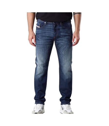 Jean bleu foncé délavé homme diesel buster a00893