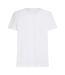Mens Panel Cotton Branded Tape Regular T-shirt White Tommy Hilfiger-2
