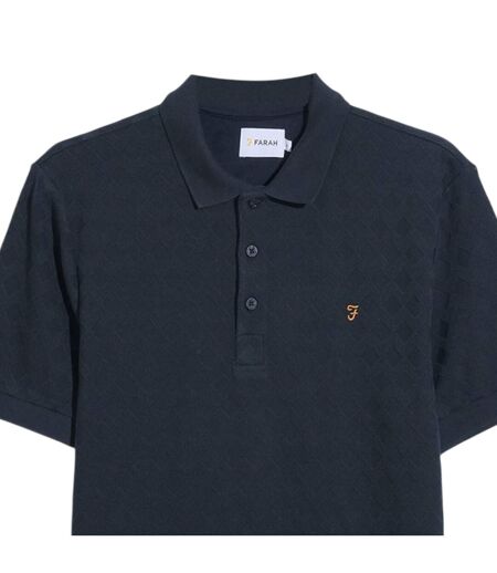 Polo Horace Homme Bleu Marine Foncé Farah