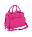 Bagbase Piped Messenger Bag (Fuchsia/Black) (One Size) - UTPC6022