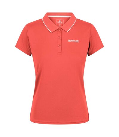 Regatta Womens/Ladies Maverick V Polo Shirt (Neon Peach) - UTRG4979
