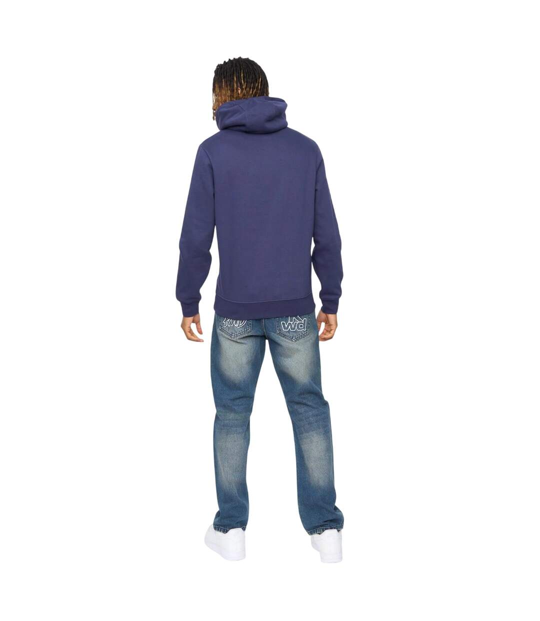 Sweat À Capuche Affiliated Homme Bleu Marine Kings Will Dream-3