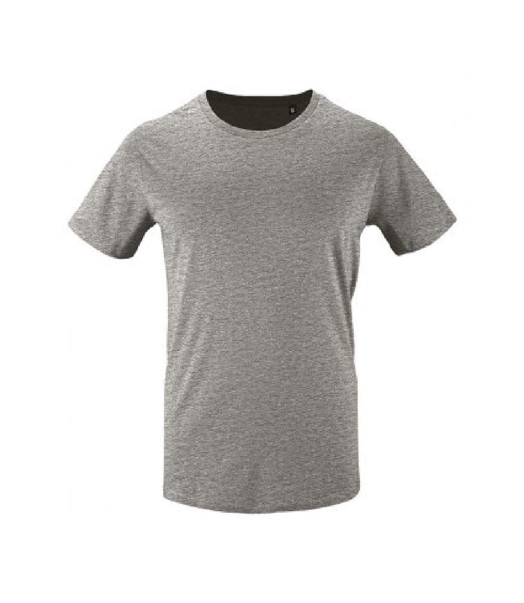 T-shirt bio milo homme gris chiné SOLS-1