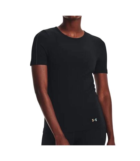 Womens/ladies Rush Seamless T-shirt Black Under Armour