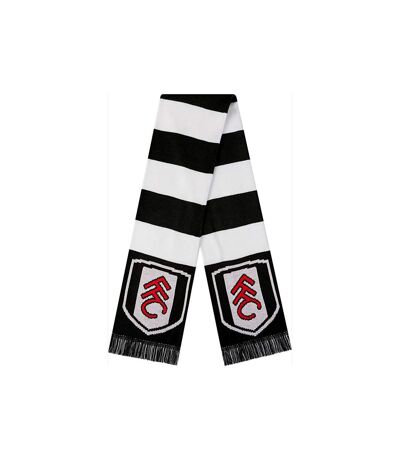 Fulham FC Bar Scarf (Black/White) (One Size)