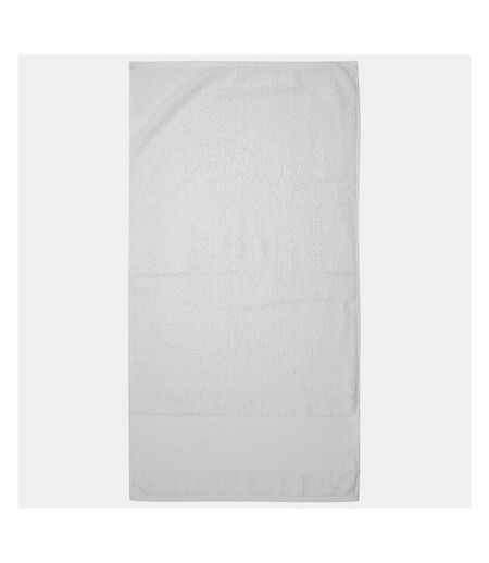 Towel City Printable Border Hand Towel (White)