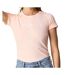 T-shirt rose femme pepe jeans new virginia-1