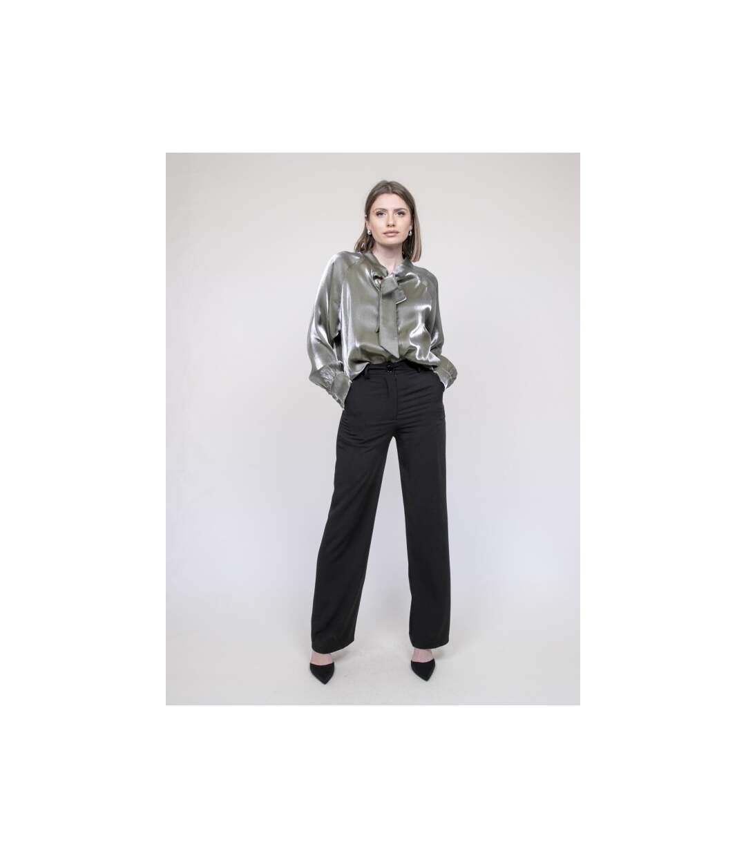 Chemise col lavallière ORNELLA - Dona X Lisa-4