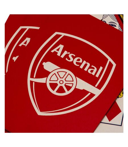 Arsenal FC - Jeu de cartes EXECUTIVE (Rouge / Blanc) (Taille unique) - UTTA11148