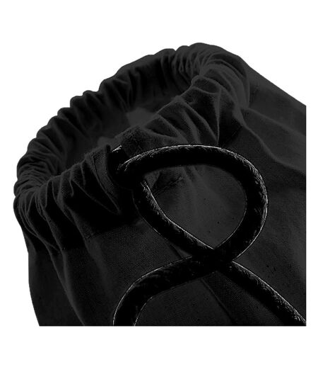 Westford Mill Earthware Organic Gymsac (3.4 Gal) (Pack of 2) (Black/Black) (One Size) - UTBC4375