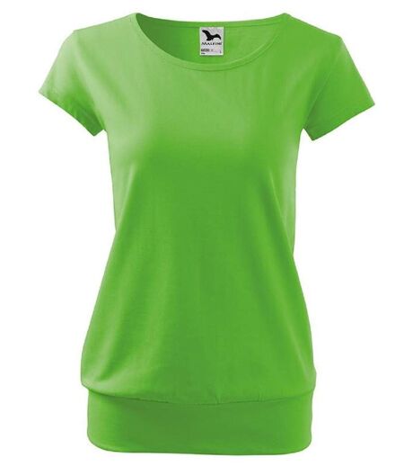 T-shirt style silhouette fluide - Femme - MF120 - vert pomme