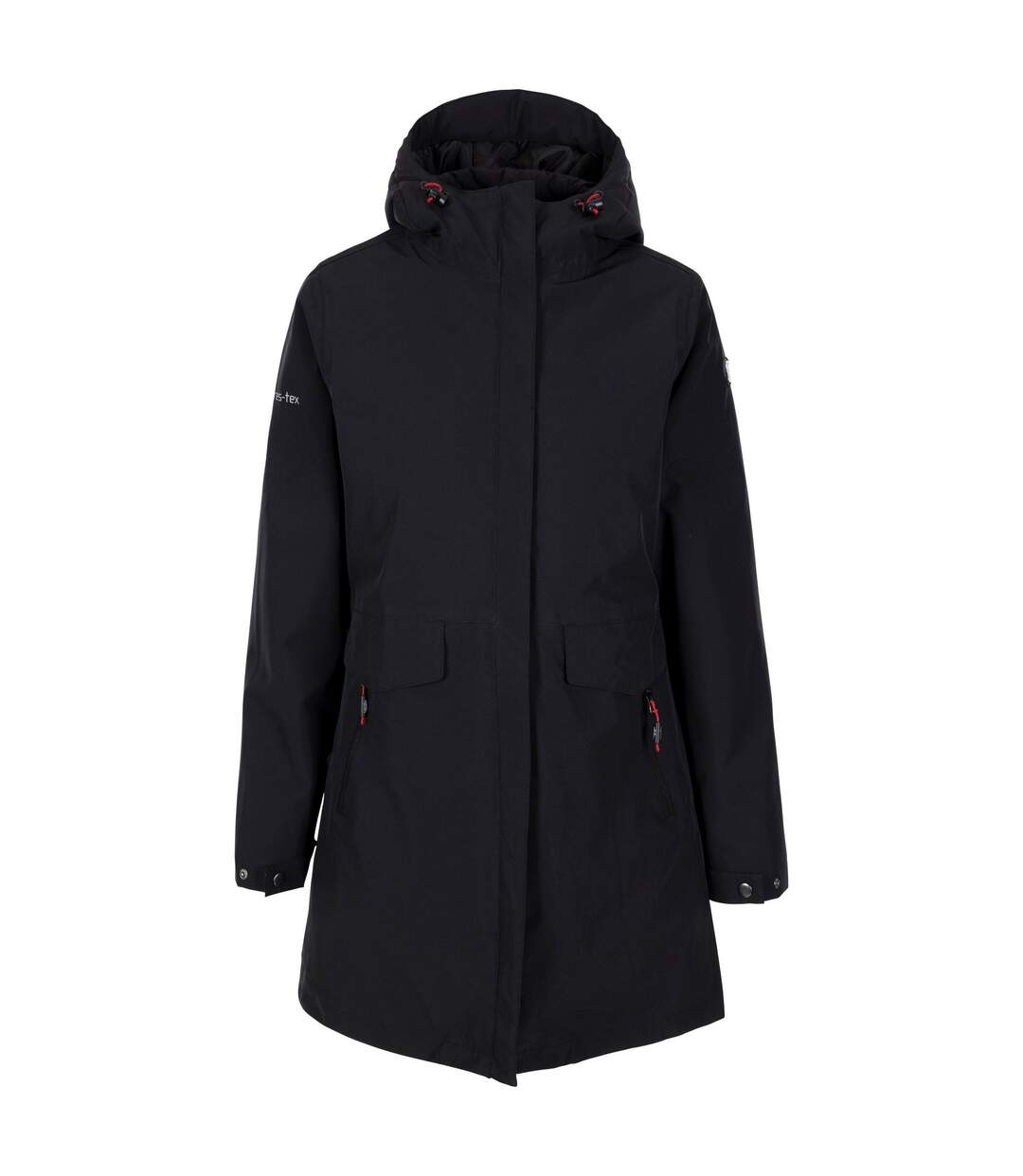Womens/ladies Modesty Tp75 Waterproof Jacket Black Trespass-1