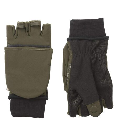Windproof Cold Weather Convertible Mittens for Men and Women