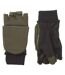 Windproof Cold Weather Convertible Mittens for Men and Women-2