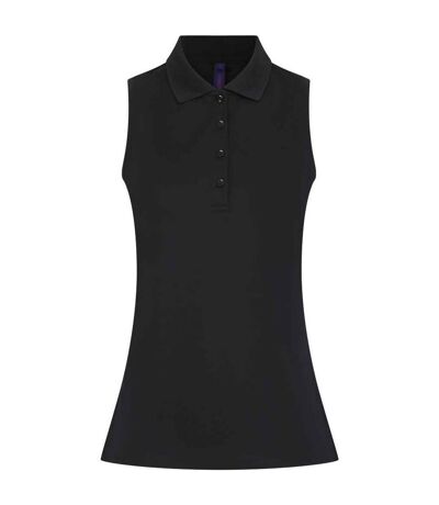 Polo pour femmes/femmes noir Henbury