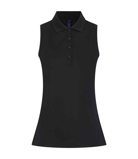 Polo pour femmes/femmes noir Henbury