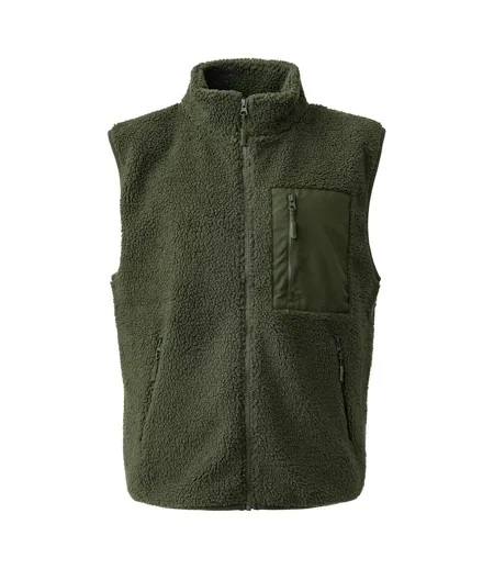 Veste Sans Manches Adulte Vert Olive Result Essential Hygiene