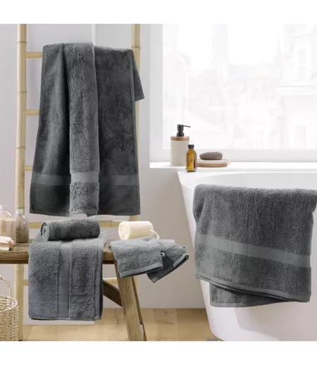Drap de Douche Elegance 70x130cm Anthracite