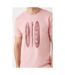 Mantaray Mens Surfboard T-Shirt (Pink) - UTDH5885