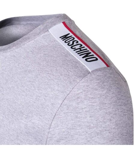 T-shirt Manches Longues Homme Gris Moschino