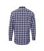 Chemise mulligan homme blanc / bleu marine Premier-2