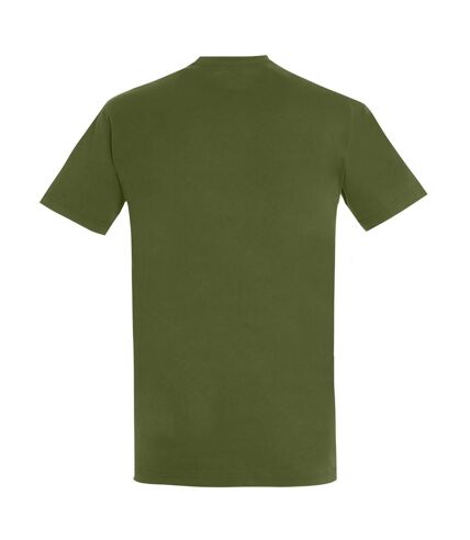 SOLS Mens Imperial Heavyweight Short Sleeve T-Shirt (Dark Khaki) - UTPC290