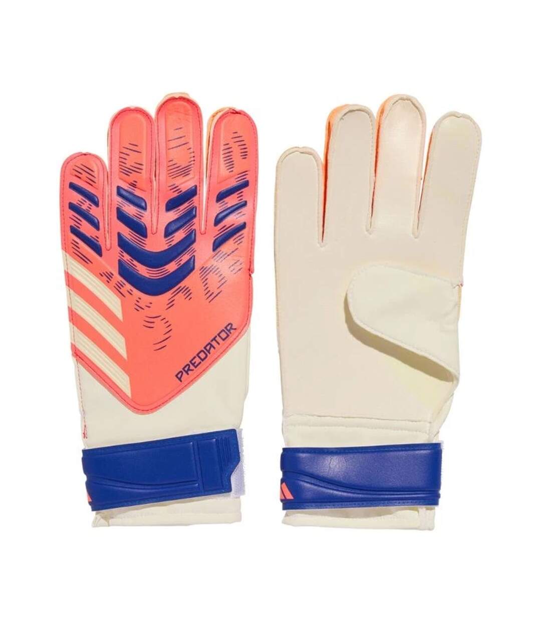 Gants De Gardien De But Entraînement Predator Pro Adulte Orange Bleu Adidas-3