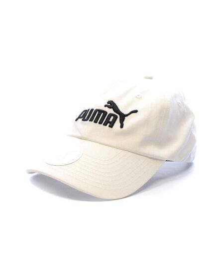 Casquette blanche/noire homme puma logo bb