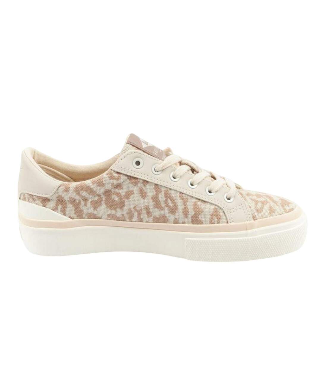 Baskets Motif/style Imprimé Léopard Femme Beige Lee Cooper-4