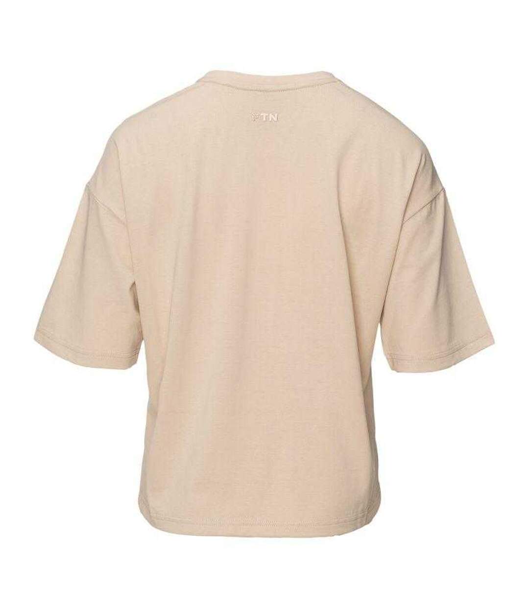 T-shirt Manches Courtes Nari Femme Beige Fitanu-2