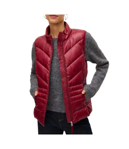 Doudoune sans manche rouge femme vero moda sorayasiv