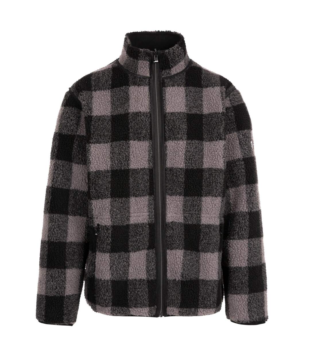 Mens Tatsfield Fleece Jacket Black Trespass-3