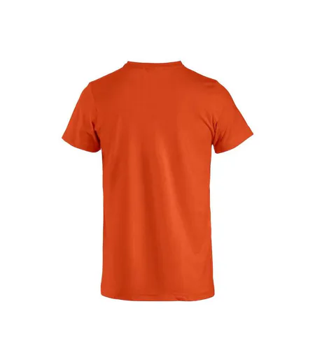 Mens Basic T-shirt Blood Orange Clique