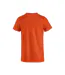 Mens Basic T-shirt Blood Orange Clique-4