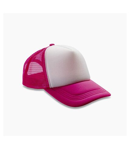 Casquette trucker core rose vif / blanc Result