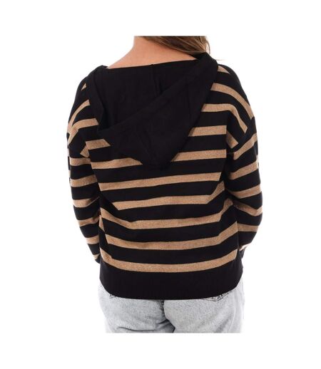 Pull noir/doré femme morgan ballo