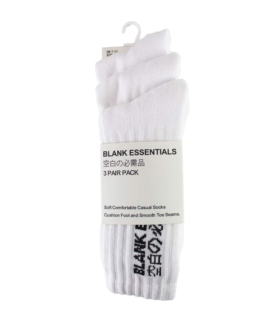 3 paires de chaussettes de sport en coton pour hommes-2
