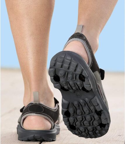Men's Black All-Terrain Sandals