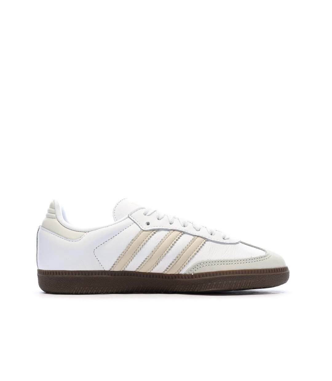 Samba baskets blanches/beige femme adidas-2