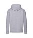 Mens Premium Hoodie Heather Grey Fruit Of The Loom-2