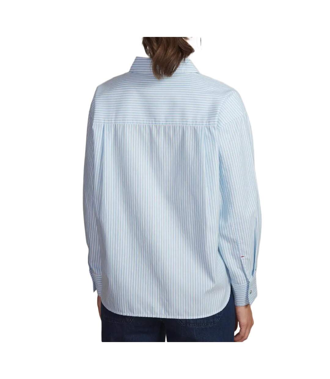 Chemise rayures bleu femme tbs oxygene-2