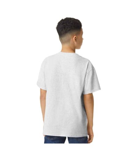 T-shirt enfant gris cendre chiné Gildan
