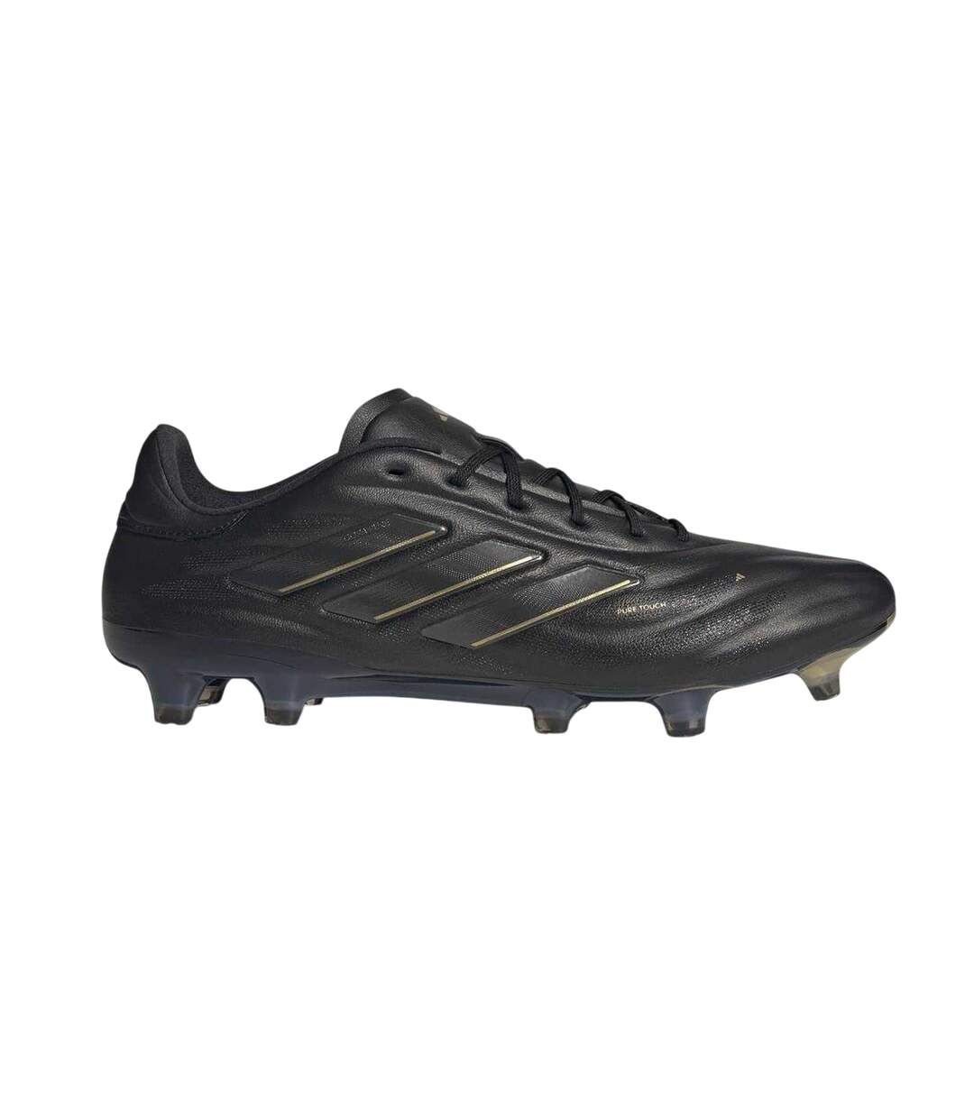 Mens Copa Pure Elite Calf Leather Firm Ground Football Boots Core Black Carbon Grey Adidas-1