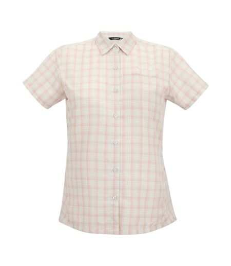 Chemisier Manches Courtes Motif/style À Carreaux Mindano Femme Rose Regatta