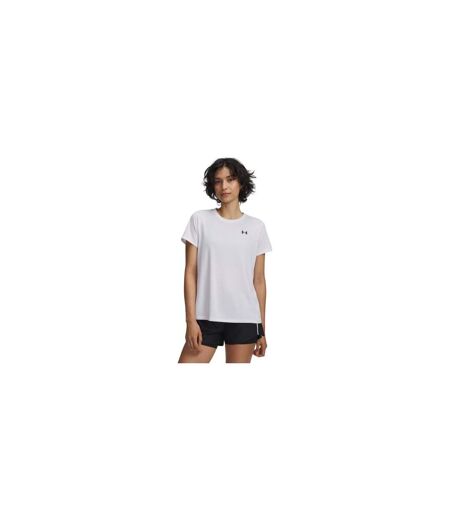 T-shirt Tech Femme Blanc Noir Under Armour
