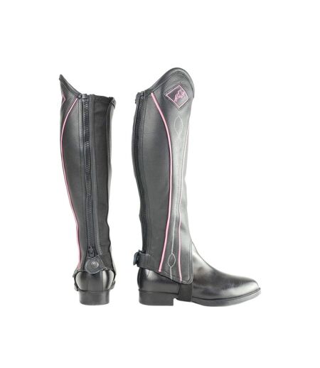 Chaps Adulte Noir Rose HyLAND