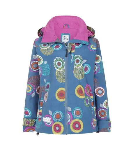 Veste Imperméable Motif/style Spirale Femme Bleu Rose Lazy Jacks